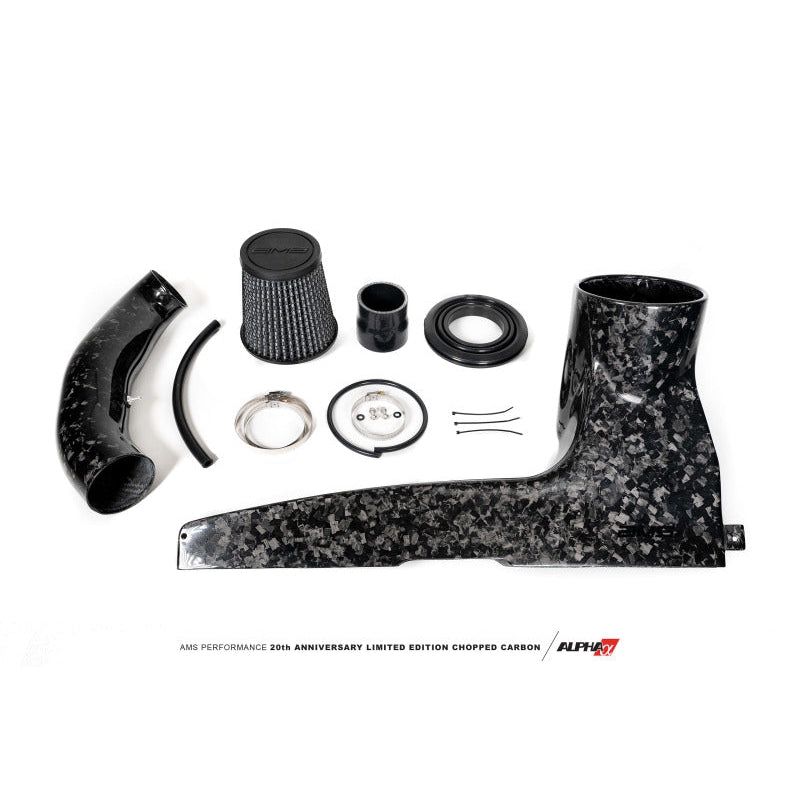 AMS Performance 2015+ VW Golf R MK7 Chopped Carbon Fiber Intake - T1 Motorsports