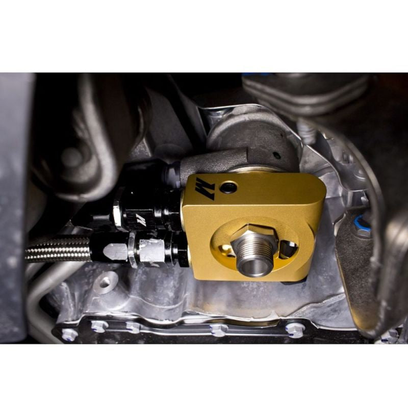 Mishimoto 2016+ Chevrolet Camaro 2.0t Thermostatic Oil Cooler Kit Black - T1 Motorsports