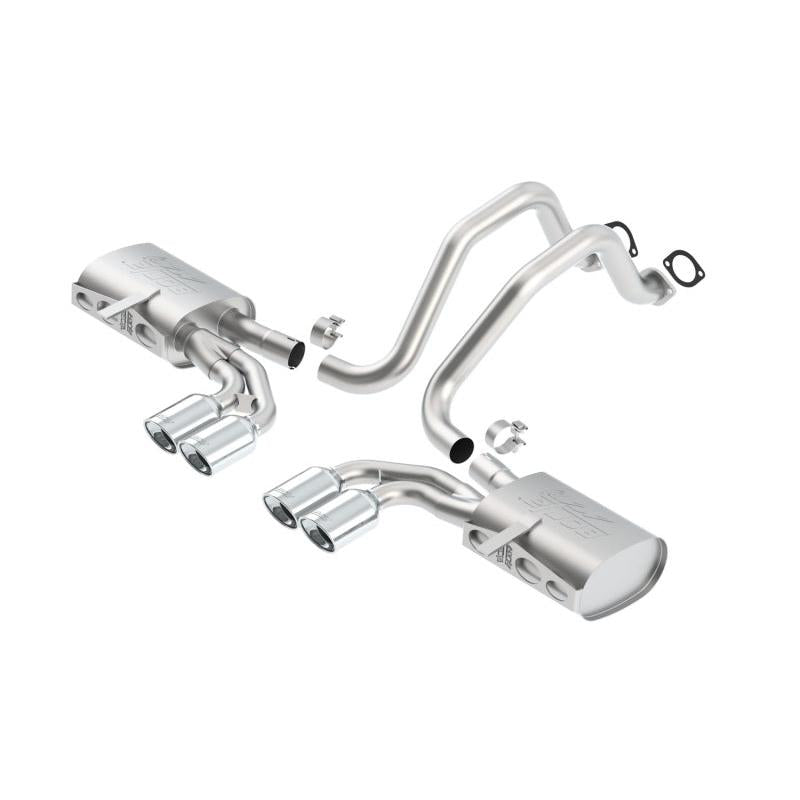 Borla ATAK SS Catback Exhaust - 1997-2004 Chevrolet Corvette 5.7L 8cyl