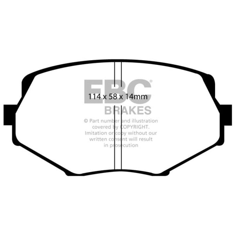 EBC Redstuff Brake Pads -  94-01 Mazda Miata MX5 1.8 - Front Brake Pads