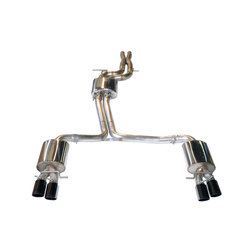 AWE Tuning B8 / B8.5 S5 Cabrio Touring Edition Exhaust - Resonated - Diamond Black Tips