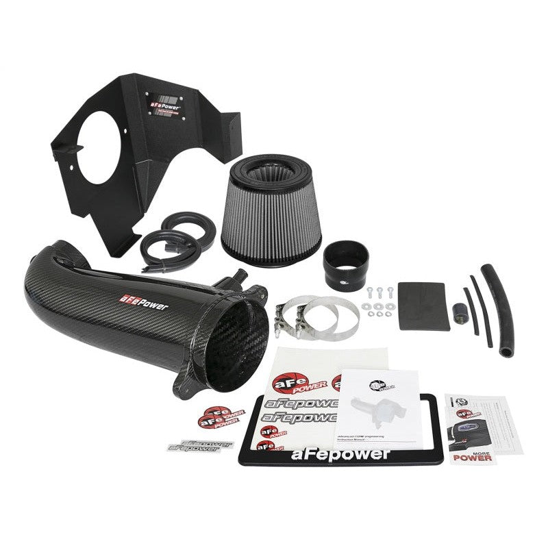 aFe POWER Magnum FORCE Carbon Fiber Stage 2 Track Series Pro Dry S CAIS - 11-18 Dodge Challenger V8