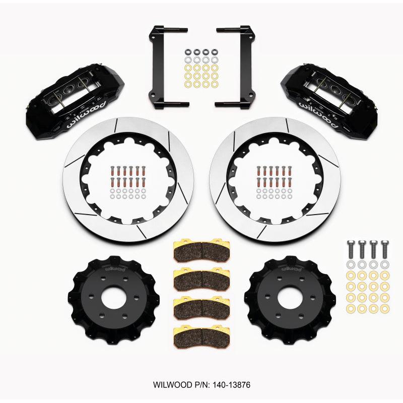 Wilwood TX6R Front Kit 16.00in Black 1999-2014 GM Truck/SUV 1500 - T1 Motorsports