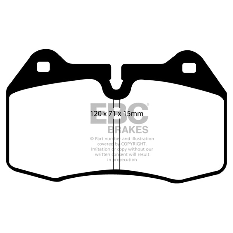 EBC Redstuff Brake Pads -  03-04 Infiniti G35 3.5 (Manual) (Brembo) - Front Brake Pads