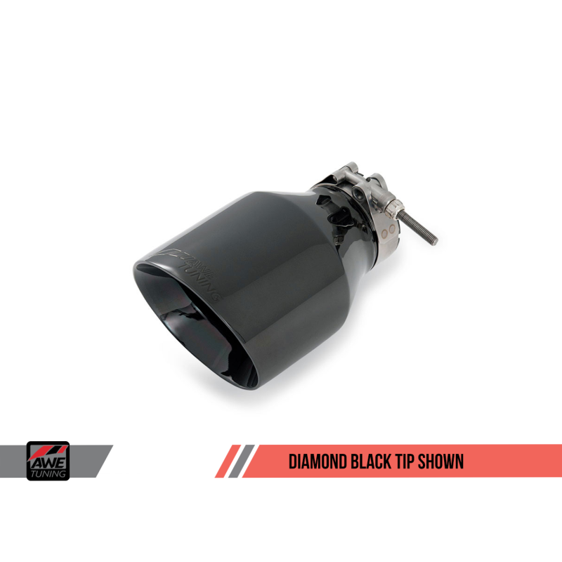 AWE Tuning VW MK7 Golf 1.8T Touring Edition Exhaust w/Diamond Black Tips (90mm) - T1 Motorsports