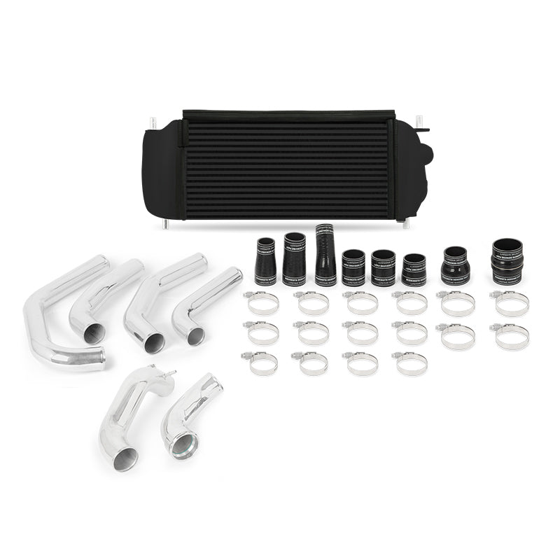 Mishimoto 15-17 Ford F-150 EcoBoost 2.7L Black Performance Intercooler Kit w/ Polished Pipes - T1 Motorsports