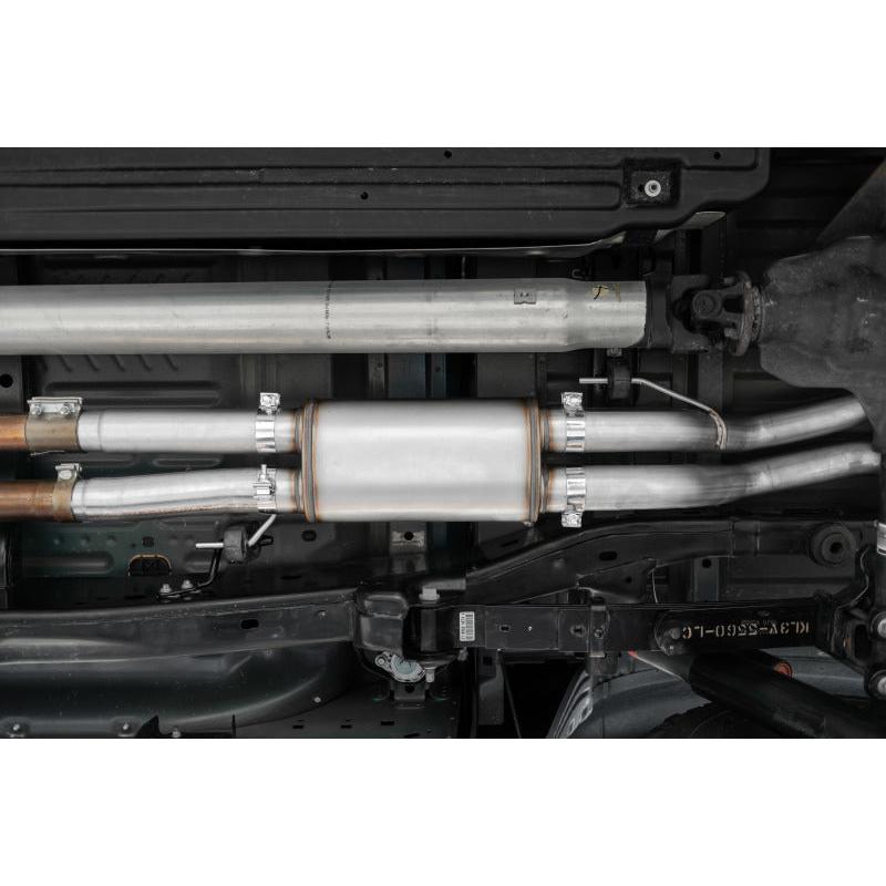 MBRP 17-20 Ford F-150 Raptor 3.5L Ecoboost Dual Rear Exit T409 3in Resonater Back Exhaust System - T1 Motorsports