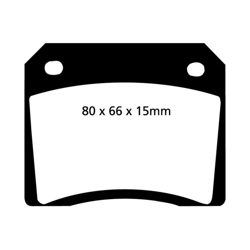 EBC Redstuff Brake Pads -  67-74 Ac 428 7.0 - Rear Brake Pads
