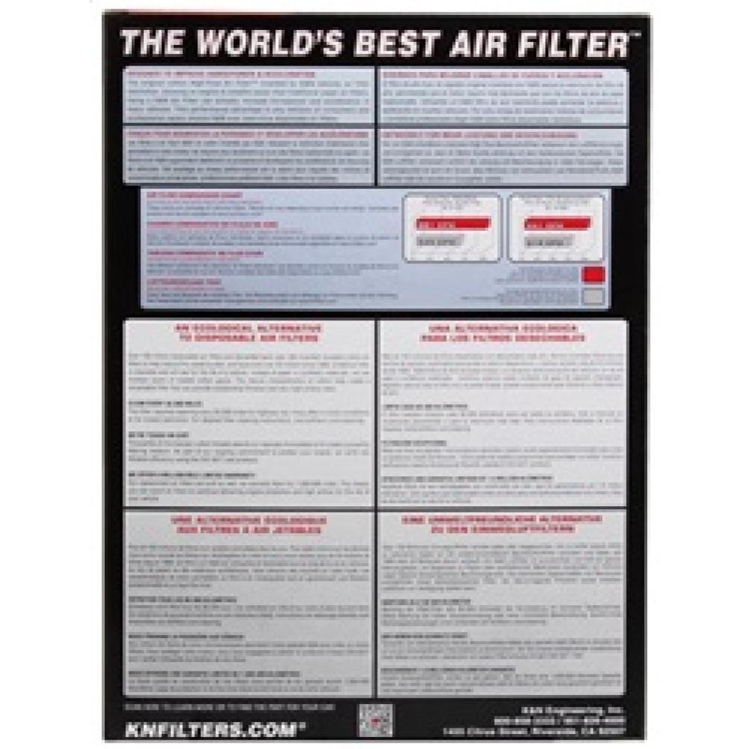 K&N 04 BMW 545i 4.4L V8 Drop In Air Filter