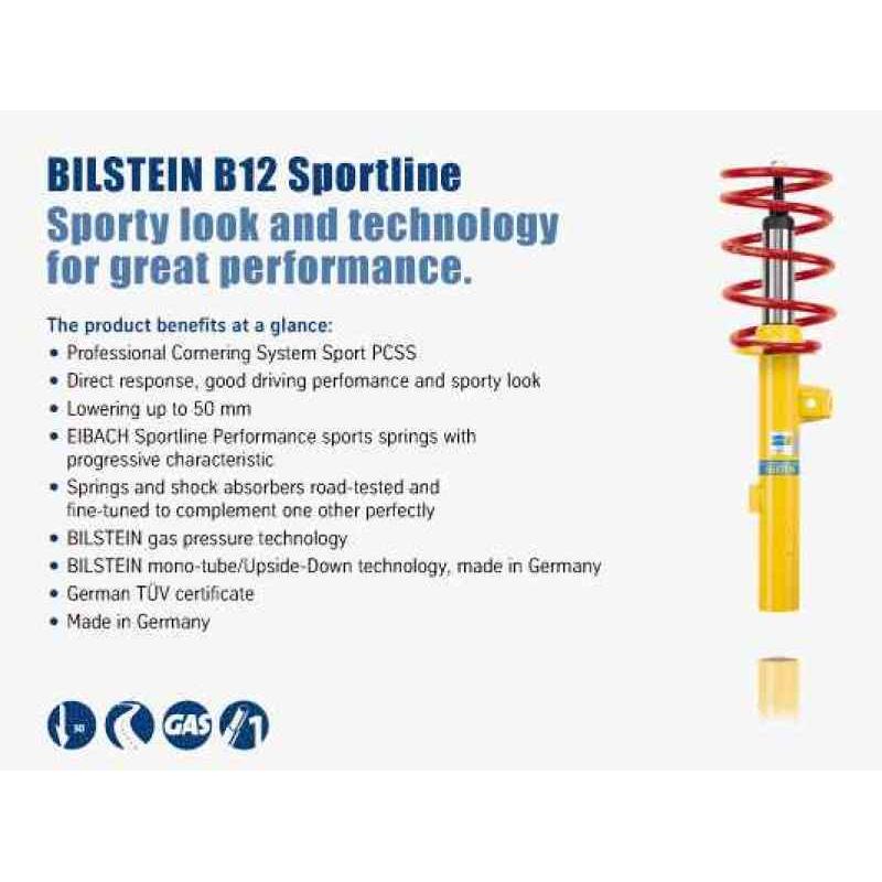 Bilstein B12 2005 Volkswagen Jetta TDI Front and Rear Suspension Kit