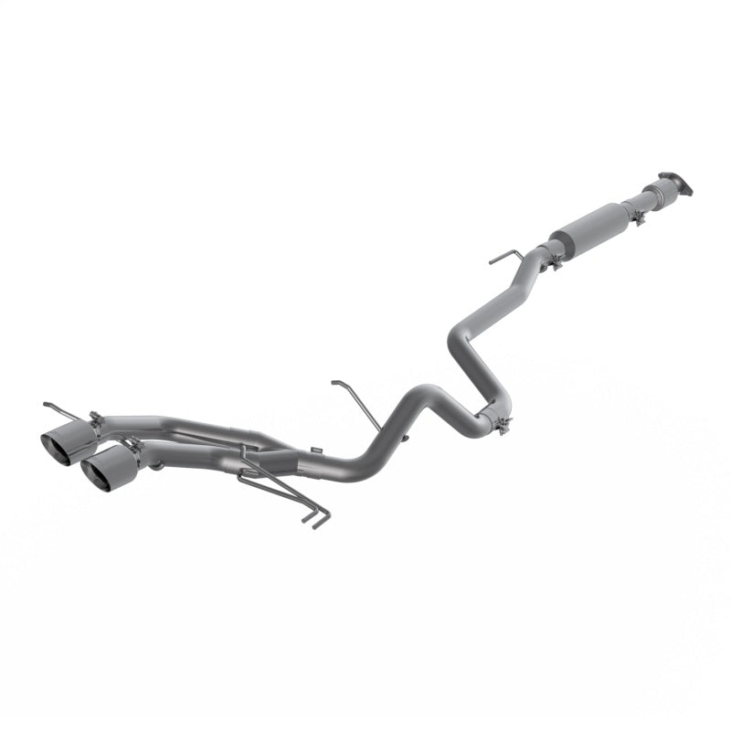 MBRP 13-18 Hyundai Veloster Turbo 2.5in T304 w/ 4in. OD Tips - Cat Back Dual Exit - T1 Motorsports