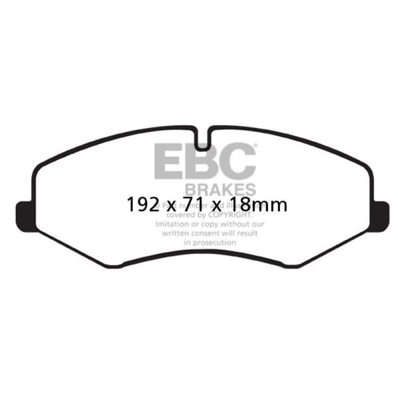 EBC 10-14 Land Rover LR4 5 Extra Duty Front Brake Pads - T1 Motorsports