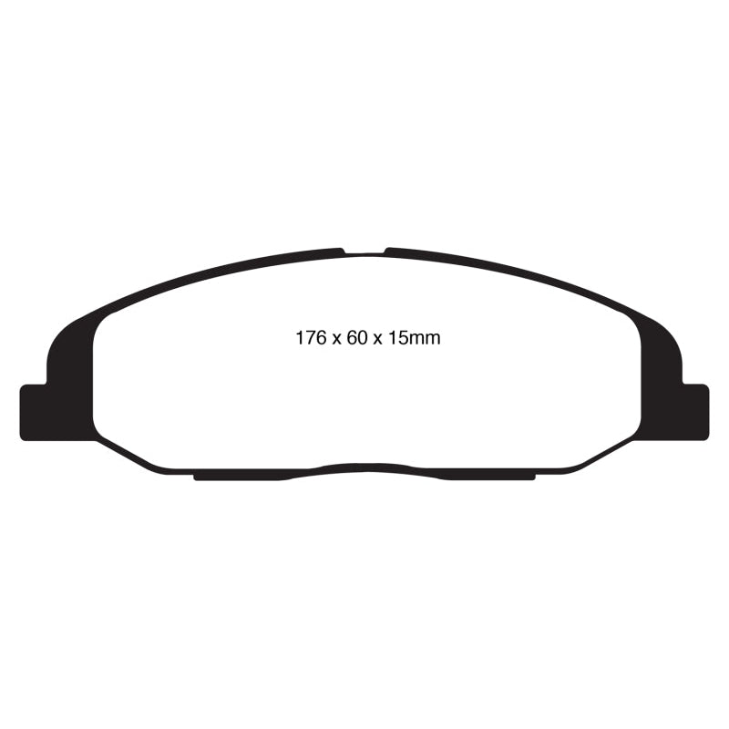 EBC Redstuff Brake Pads -  08-13 Cadillac CTS 3.0 - Front Brake Pads