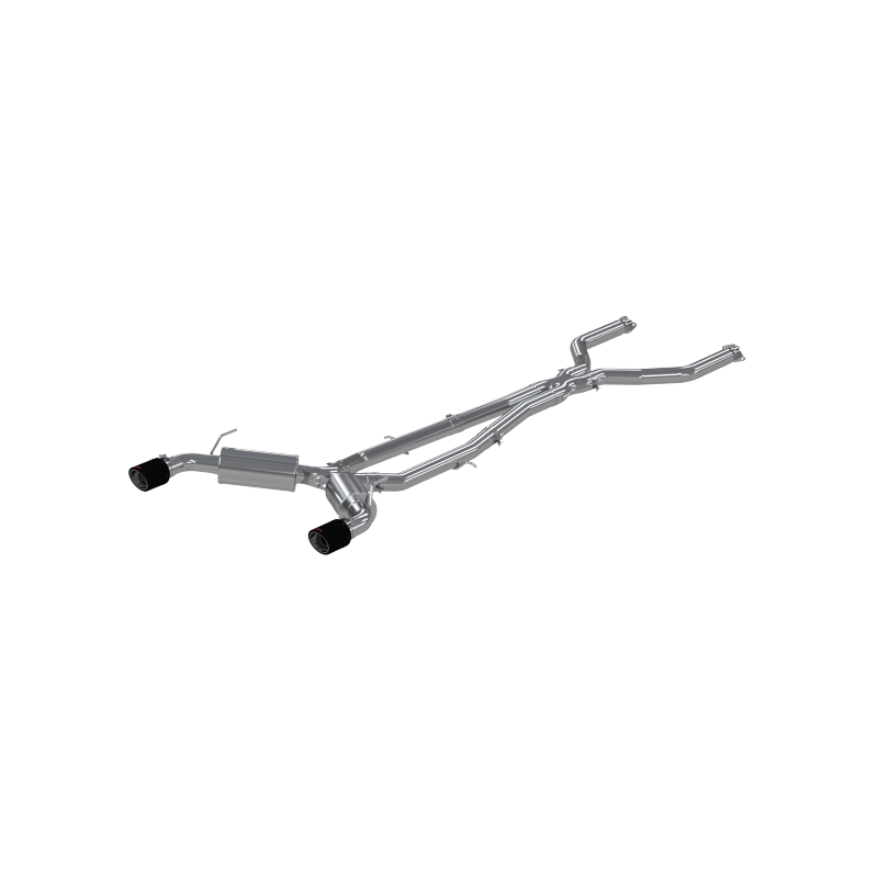 MBRP 16-19 Infiniti Q50 3.0L FWD/AWD 3in Cat Back w/ 4.5in OD Carbon Fiber Tips - T304 - T1 Motorsports