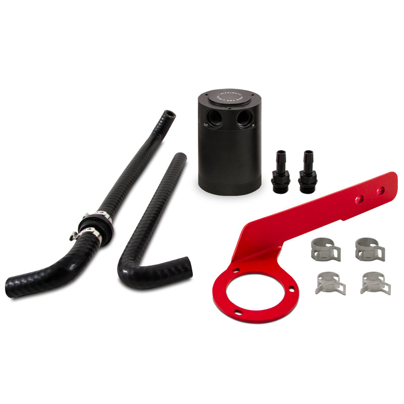 Mishimoto 2018+ Honda Accord 2.0T Baffled Oil Catch Can PCV Side - Red - T1 Motorsports