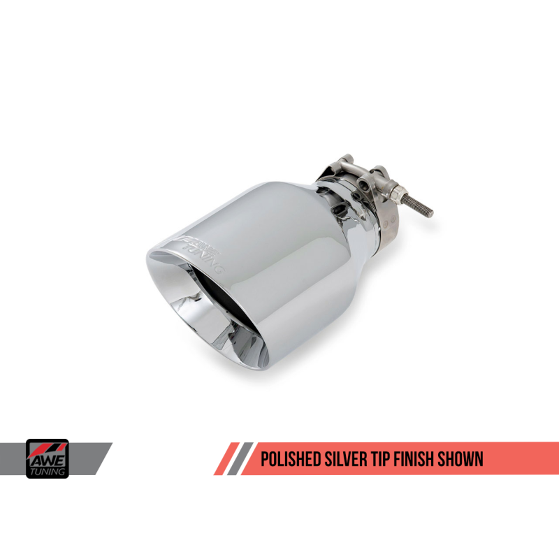 AWE Tuning Mk5 Jetta Mk6 Sportwagen 2.5L Touring Edition Exhaust - Polished Silver Tips