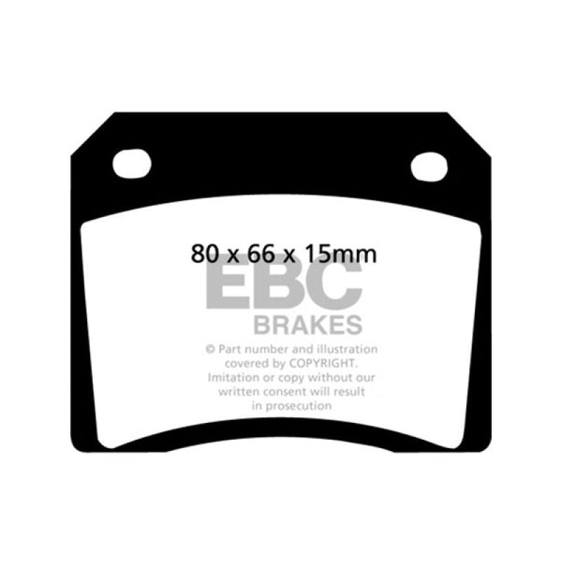 EBC Redstuff Brake Pads -  67-74 Ac 428 7.0 - Rear Brake Pads