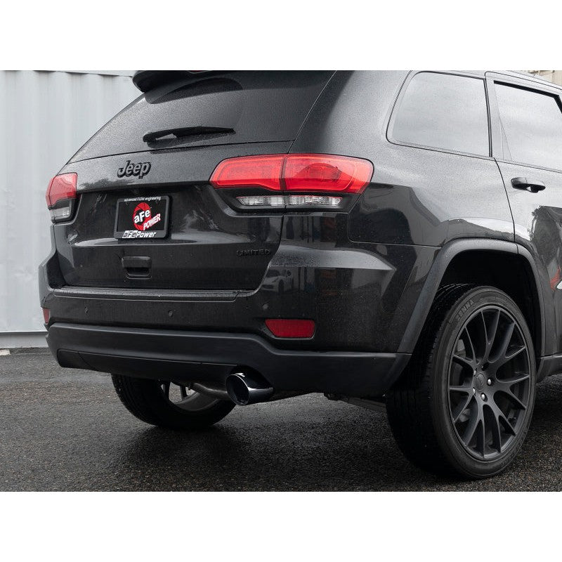 aFe Large Bore HD 3in 304 SS Cat-Back Exhaust w/ Black Tips 14-19 Jeep Grand Cherokee (WK2) V6-3.6L