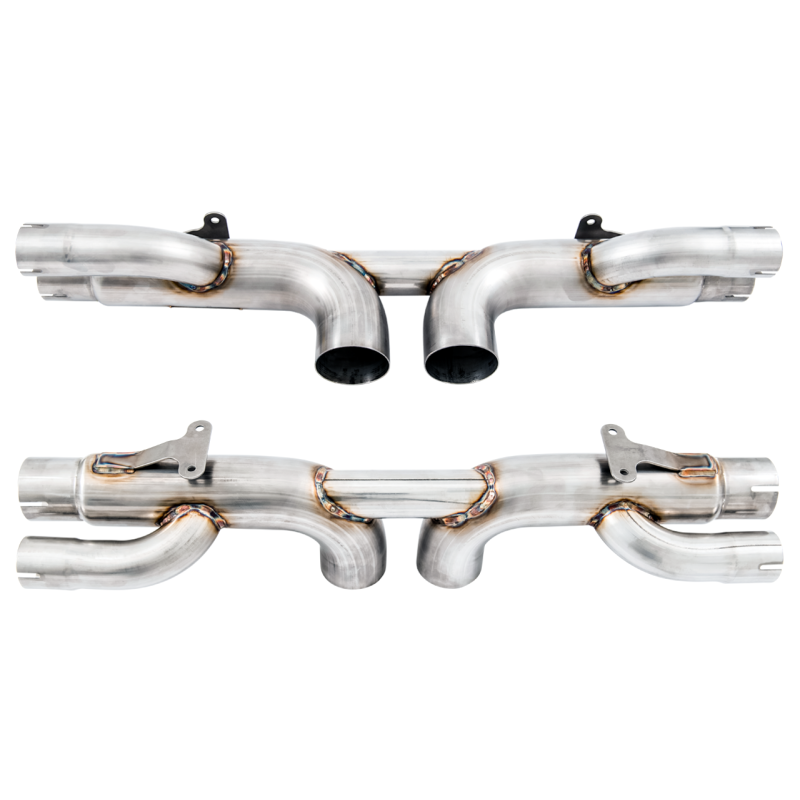 AWE Tuning Porsche 991 GT3 / RS Center Muffler Delete - Diamond Black Tips