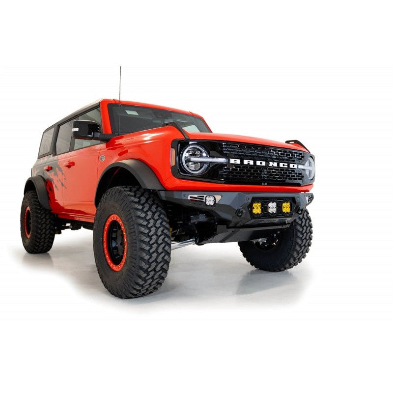Addictive Desert Designs 21-22 Ford Bronco Bomber Front Bumper (w/ 3 Baja Designs LP4 Mounts)
