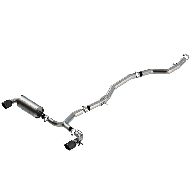Borla 2020 Toyota Supra GR 3.0L I6 3in ATAK Catback Exhaust - Carbon Fiber Tips - T1 Motorsports