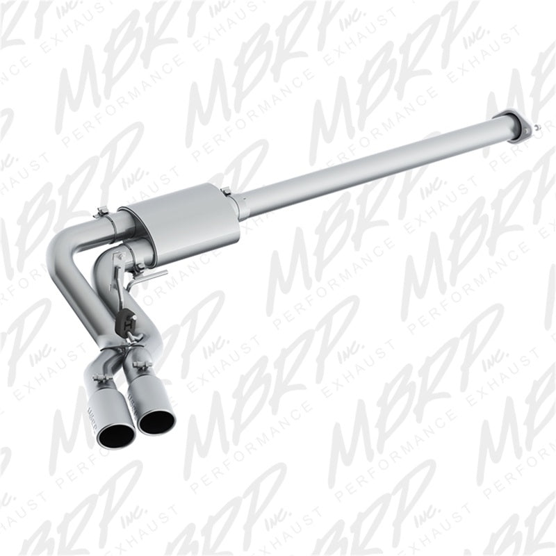MBRP 15-16 Ford F-150 2.7L/3.5L/5.0L 3in Cat Back Single Side Pre-Axle Dual Exit ALU - T1 Motorsports