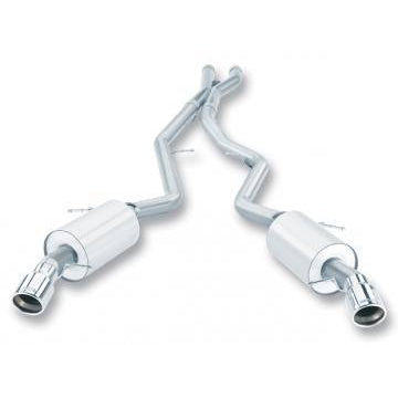 Borla Cat-Back System S-Type (Tip: 4 RD x 12) - Ford Mustang GT 05-09 - T1 Motorsports