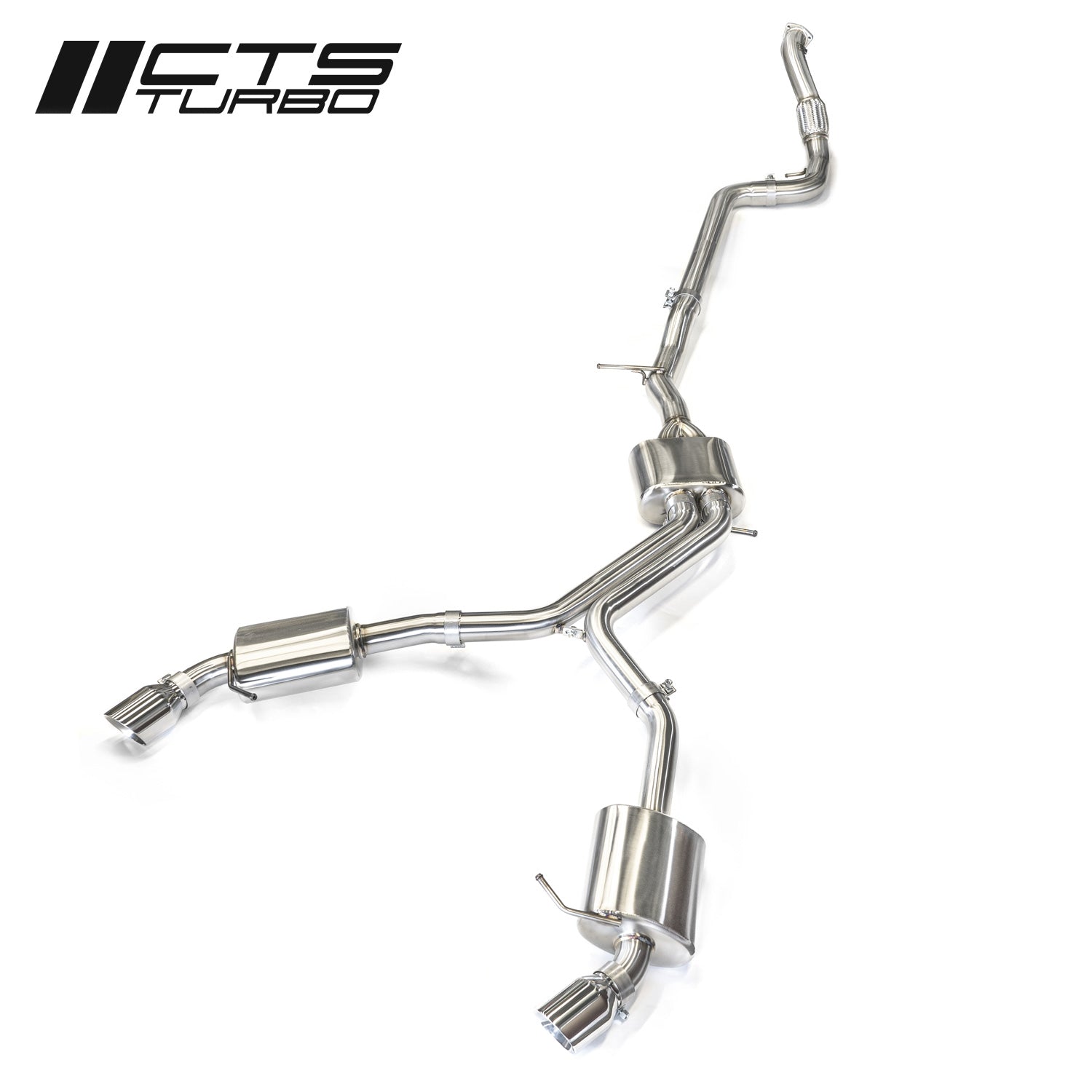 CTS Turbo B9 Audi A4 2.0T Catback Exhaust System (2017-2019) - T1 Motorsports