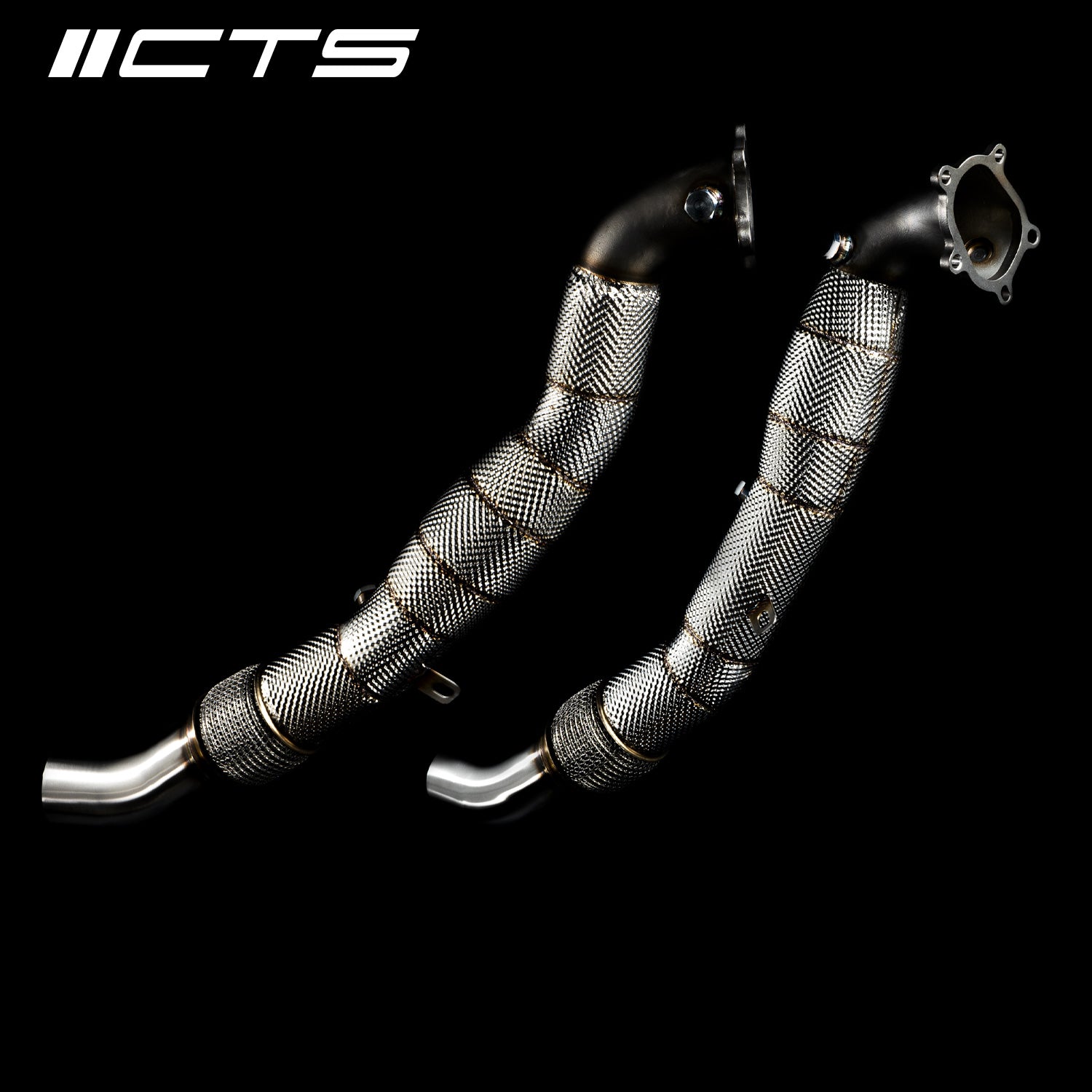 CTS Turbo Audi C7/C7.5 S6/S7/RS7 4.0T Cast Downpipe with High Flow Cats - T1 Motorsports