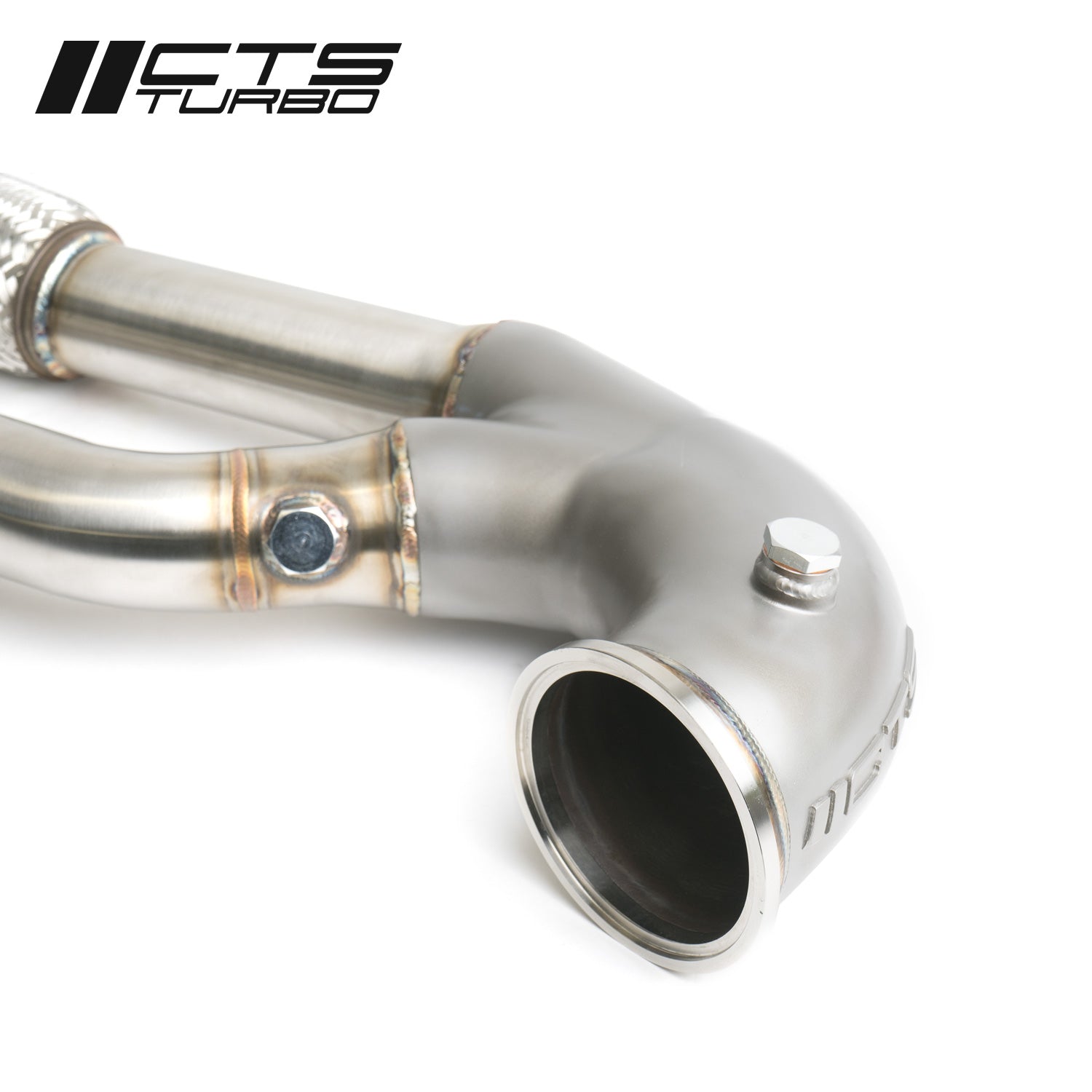 CTS Turbo 8V RS3 and 8S TTRS 2.5T Evo Race Downpipe - T1 Motorsports