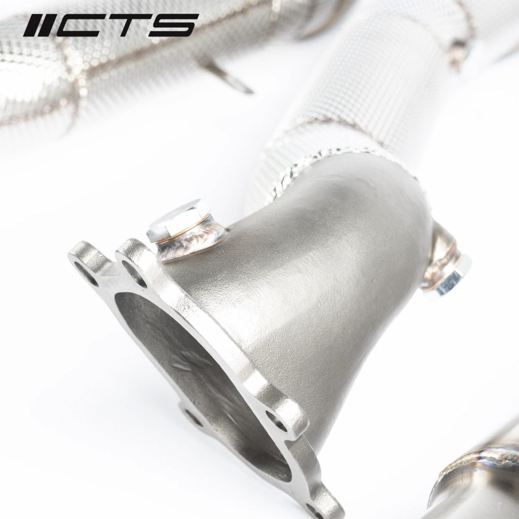 CTS Turbo Audi C7/C7.5 S6/S7/RS7 4.0T Cast Downpipe Race Set - T1 Motorsports