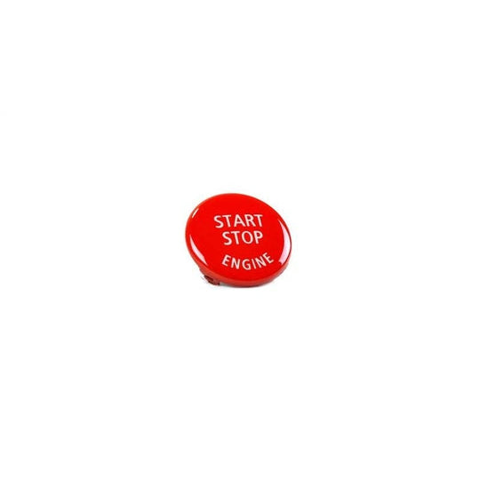 AutoTecknic Bright Red Start Stop Button - BMW E-Chassis Vehicles - T1 Motorsports