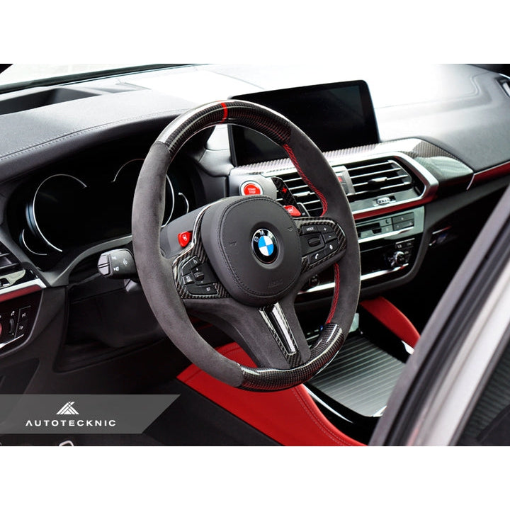 AutoTecknic Replacement Carbon Steering Wheel - F90 M5 2018-2019 - T1 Motorsports