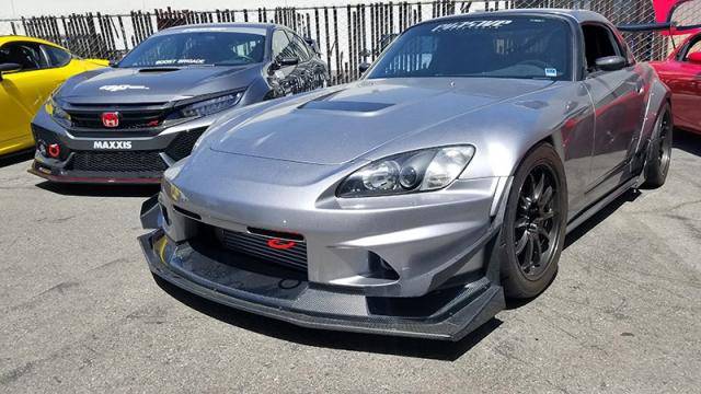 EVS Tuning Extended Tow Hook (Voltex Bumper) for Honda S2000 (Bright Silver) - T1 Motorsports