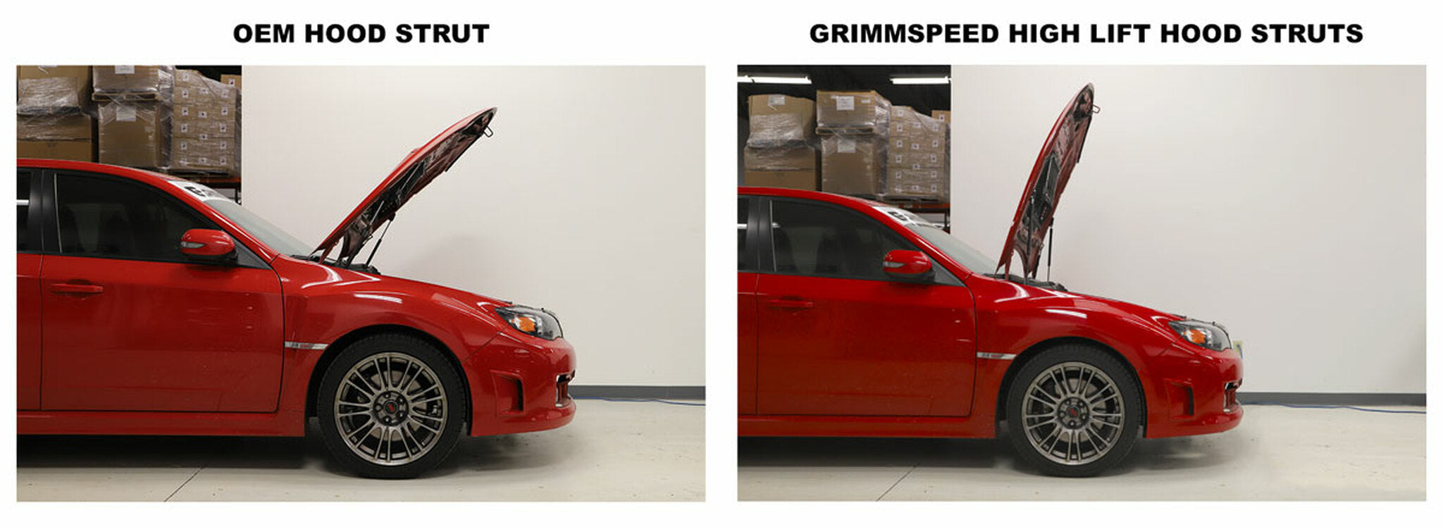 GrimmSpeed 08-14 Subaru Impreza WRX Hood Struts - T1 Motorsports