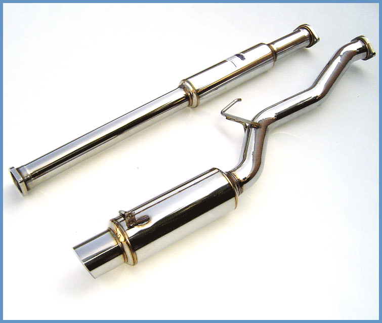 Invidia 03+ Evo 76mm REGULAR Stainless Steel Tip Cat-back Exhaust - T1 Motorsports