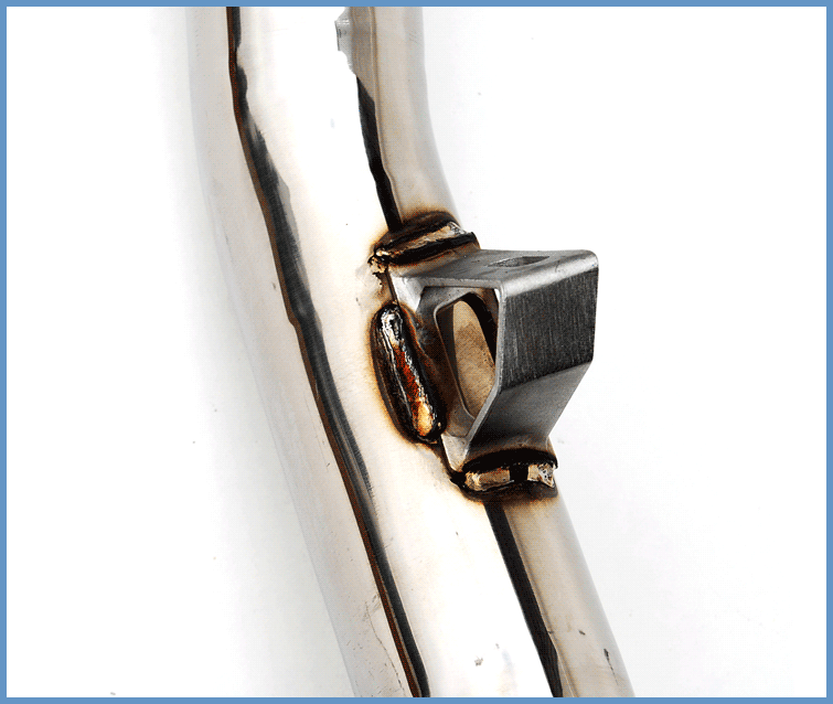 Invidia 02-07 WRX/STi Polished Divorced Waste Gate Downpipe with High Flow Cat - T1 Motorsports