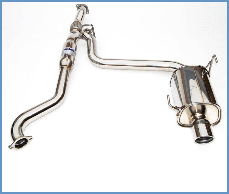 Invidia 08-09 WRX Sedan Q300 Single Stainless Steel Tip Cat-back Exhaust - T1 Motorsports