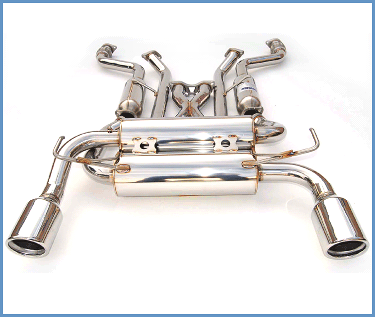Invidia 09+ 370Z Gemini Rolled Stainless Steel Tip Cat-back Exhaust - T1 Motorsports
