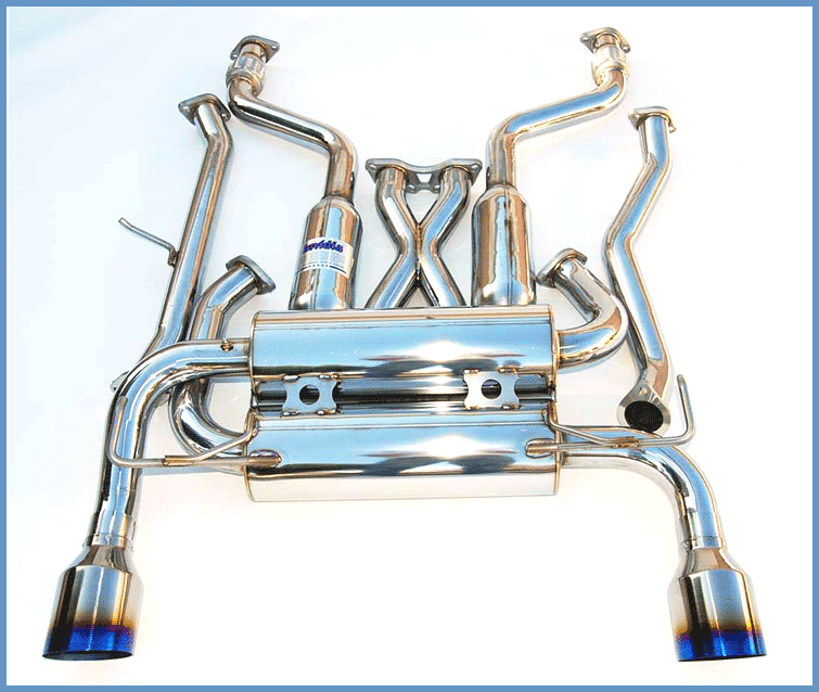 Invidia 09+ 370Z Gemini Single Layer Titanium Tip Cat-back Exhaust - T1 Motorsports