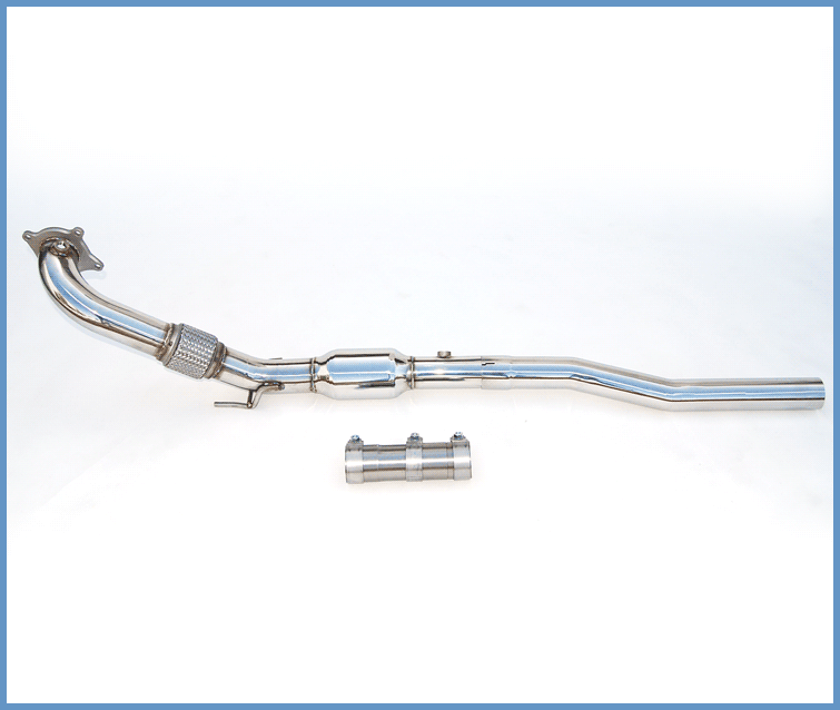 Invidia 10-14 Volkswagen Golf Gen 6 GTI 2.0T High Flow Cat Downpipe - T1 Motorsports
