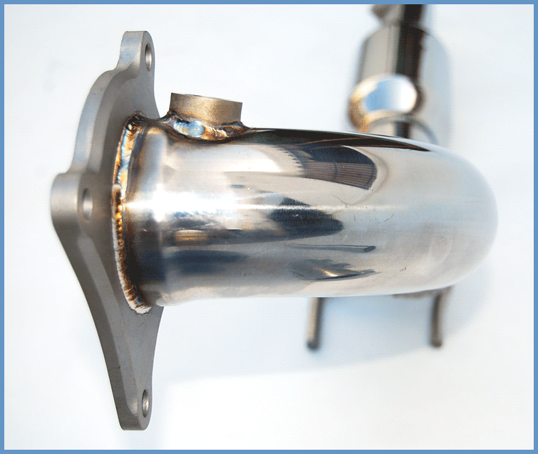 Invidia 10-14 Volkswagen Golf Gen 6 GTI 2.0T High Flow Cat Downpipe - T1 Motorsports