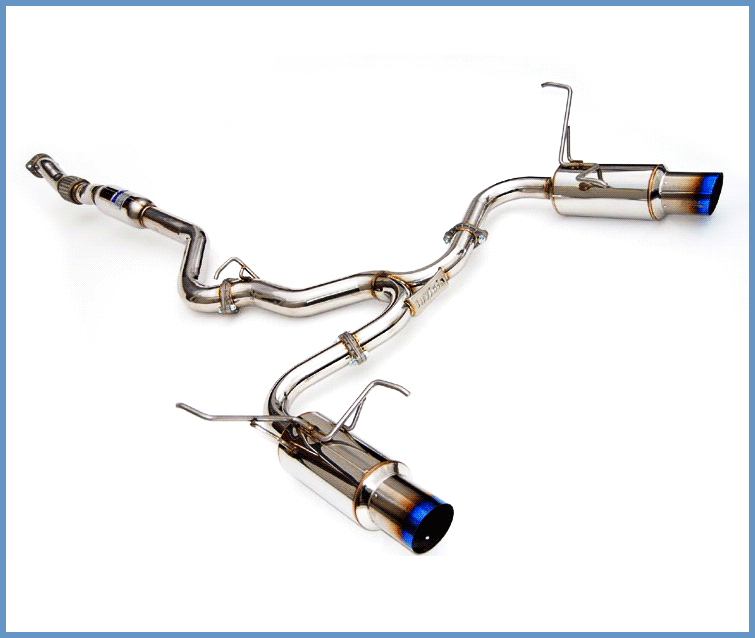 Invidia 08+ Subaru WRX/STI 4dr N1 Twin Outlet Single Layer Tip Titanium Cat-Back Exhaust - T1 Motorsports