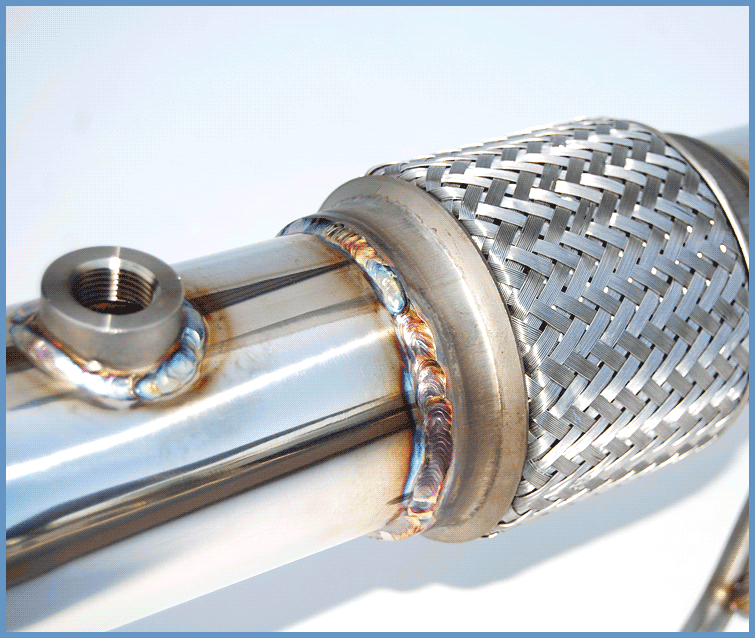 Invidia 13+ VW Golf GTI Downpipe with High Flow Cat - T1 Motorsports