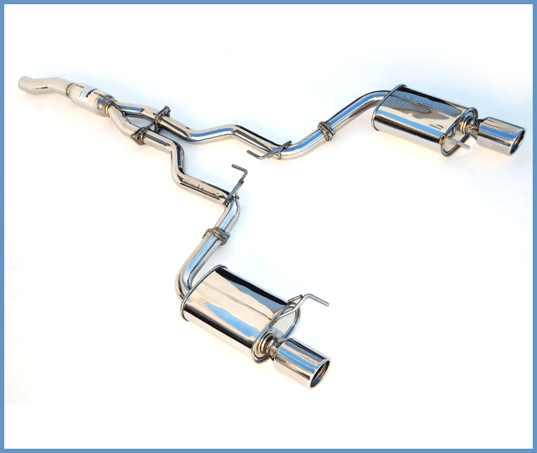Invidia 15+ Ford Mustang Ecoboost 2.3L Q300 Cat-Back Exhaust w/ Stainless Steel Tip - T1 Motorsports