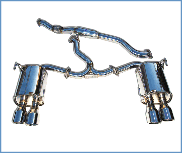 Invidia 15+ Subaru WRX/STI 4Dr Q300 Twin Outlet Rolled Stainless Steel Quad Tip Cat-Back Exhaust - T1 Motorsports