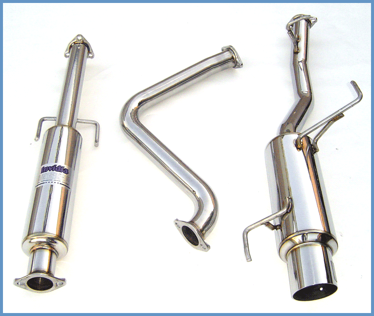 Invidia 92-96 Honda Prelude BB1/BB4 60mm (101mm tip) Cat- Back Exhaust - T1 Motorsports