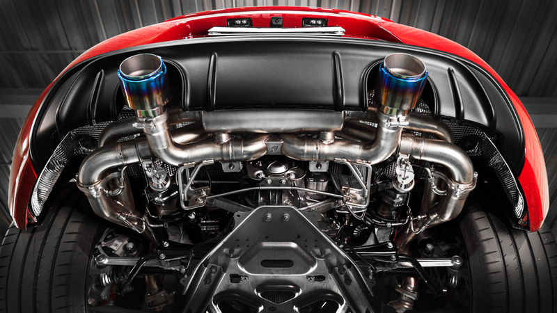 iPE - Porsche 718 Cayman GT4 / Spyder (2020 - Current) Exhaust System - T1 Motorsports