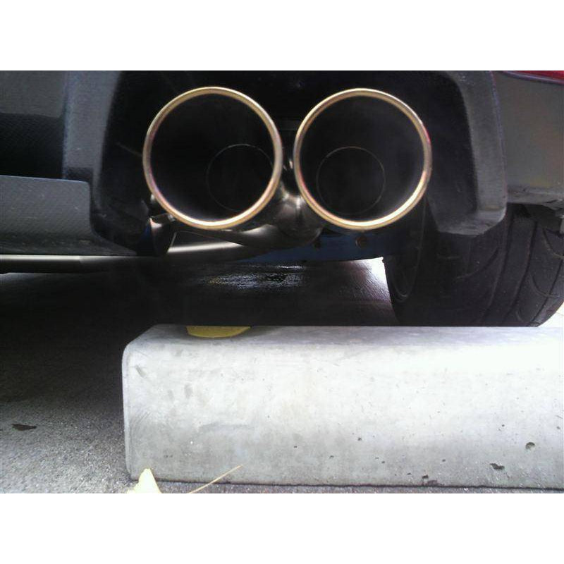 Amuse RS Silent Catback Exhaust with Gold Ring for Subaru WRX STI (GRB) - T1 Motorsports