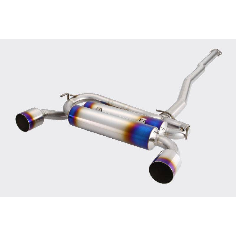 Amuse RS Titan Silent Catback Exhaust with Gold Ring for Mitsubishi Lancer Evolution X (CZ4A) - T1 Motorsports